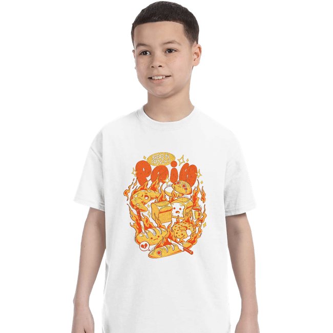 Last_Chance_Shirts T-Shirts, Youth / XS / White Bread Is Pain