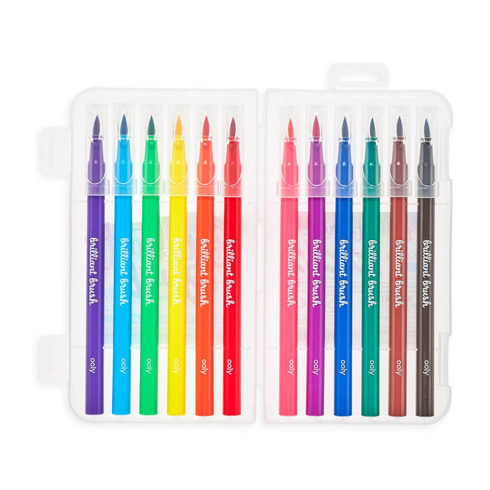 Brilliant Brush: Brush Markers (Set of 12)