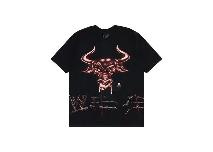 Cactus Jack by Travis Scott x WWE Know Your Role T-Shirt The Rock 'Black'