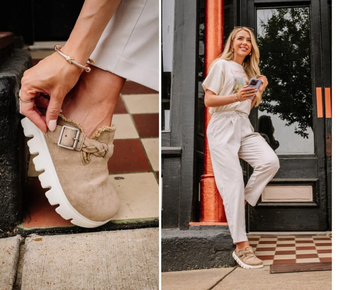 Cali Mule in Taupe