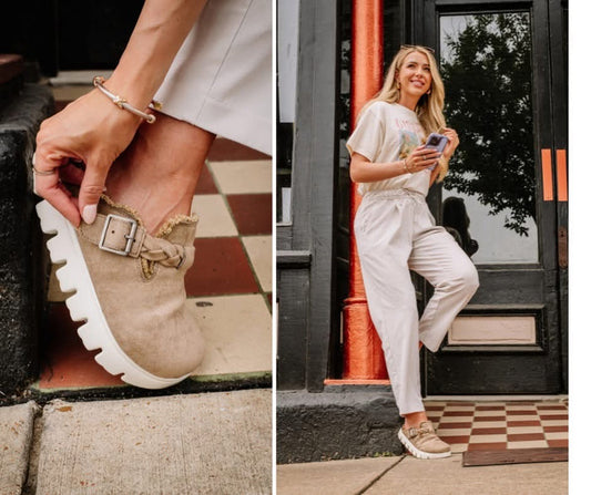 Cali Mule in Taupe