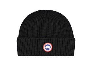 Canada Goose Arctic Disc Rib Wool Toque Black