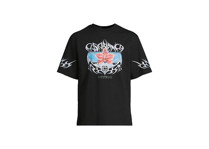 CASABLANCA Blades Oversized T-Shirt Black