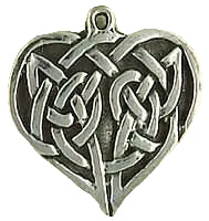 Celtic Weave Heart Necklace