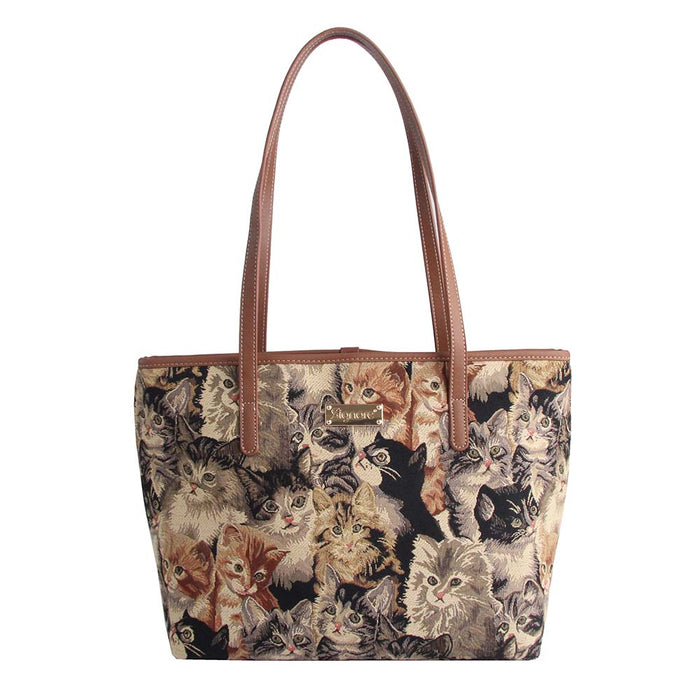 COLL-CAT | Cat College/Shoulder Tote Bag