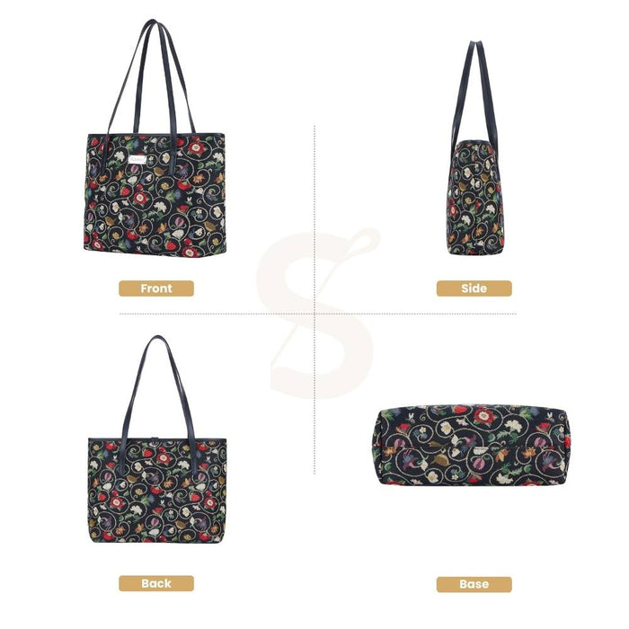 COLL-JACOB | Jacobean Dream College/Shoulder Tote Bag