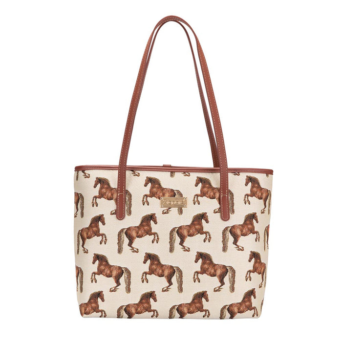 COLL-WHISTLE | National Gallery Licensed Whistlejacket College/Shoulder Tote Bag