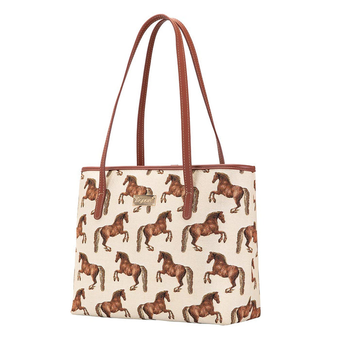 COLL-WHISTLE | National Gallery Licensed Whistlejacket College/Shoulder Tote Bag