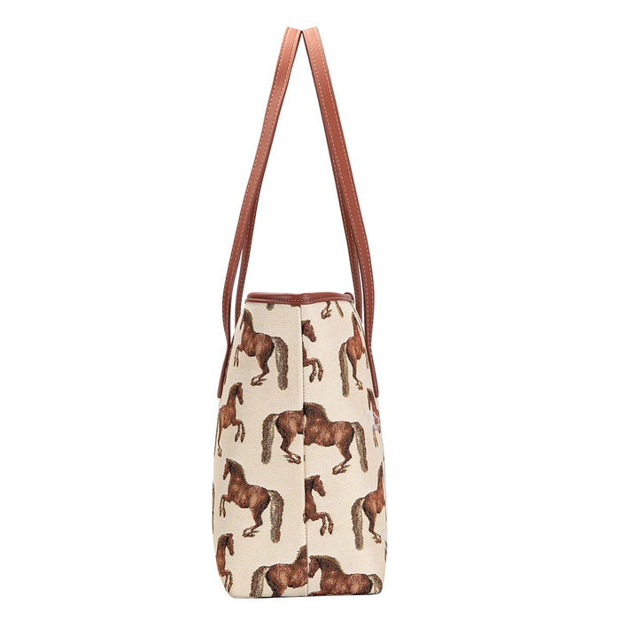 COLL-WHISTLE | National Gallery Licensed Whistlejacket College/Shoulder Tote Bag