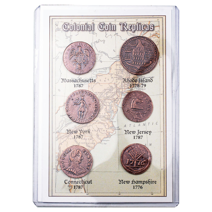 Colonial Coin Replicas Set