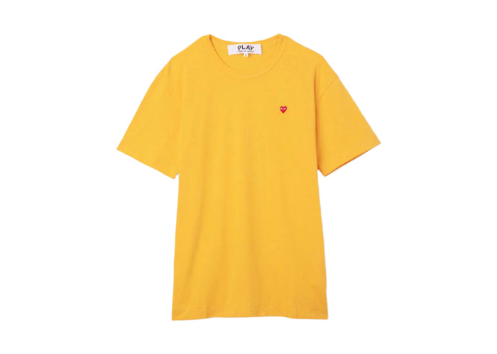 COMME DES GARÇONS PLAY Yellow Heart T-Shirt