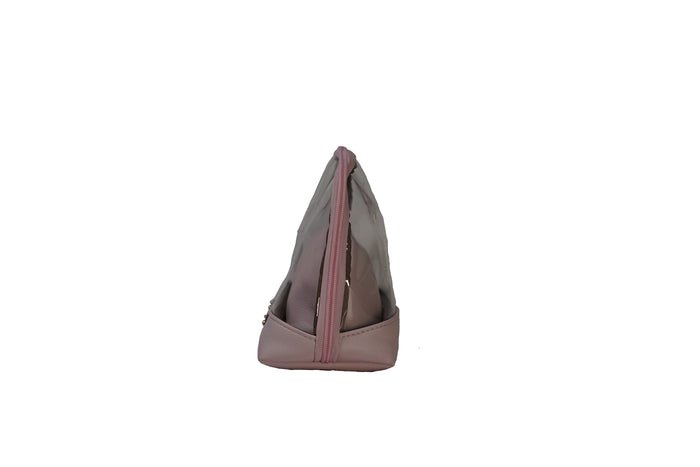 CTOIL2-LTMV | CLEAR TOILETRY BAG SET 2 BAGS - LIGHT MAUVE