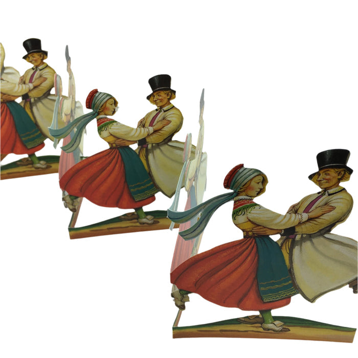Cutout Swedish dancers by Helge Artelius