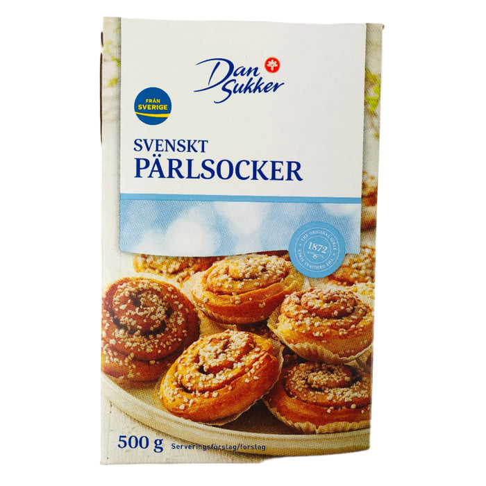 Dan Sukker imported pearl sugar 17.5oz box
