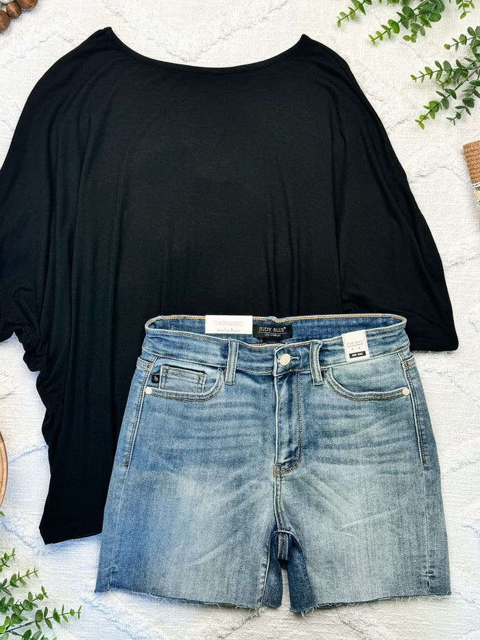 Darcy Dolman Top in Black