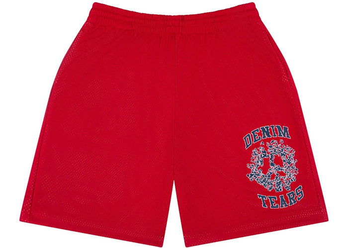 Denim University Mesh Shorts Red