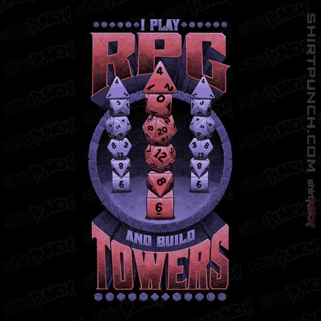 Secret_Shirts Magnets / 3"x3" / Black Dice Tower!