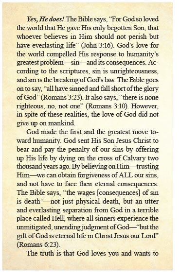 Does God Really Love You? (NKJV)