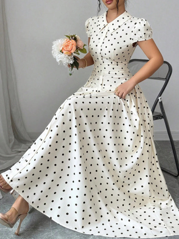 Dot Shirt Dress