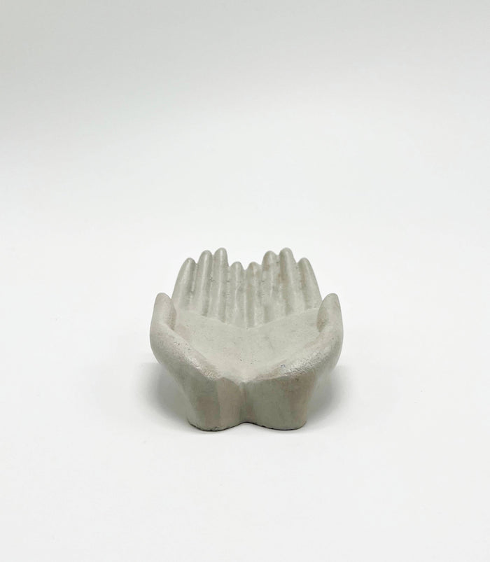 Double Palm Concrete Object
