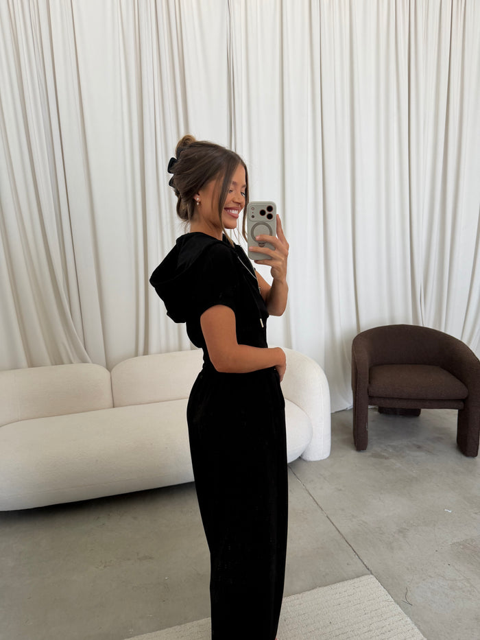 Elise Knit Set in Black
