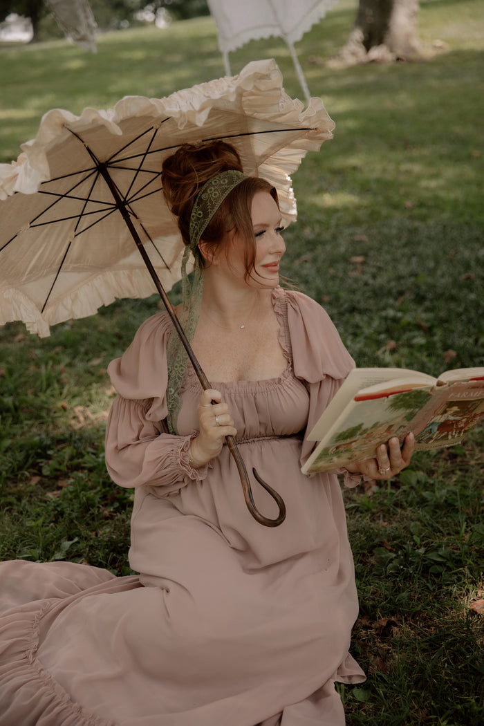 Eloise Maxi Dress in Dusty Rose - Bump Friendly *9/9 PRE-ORDER*