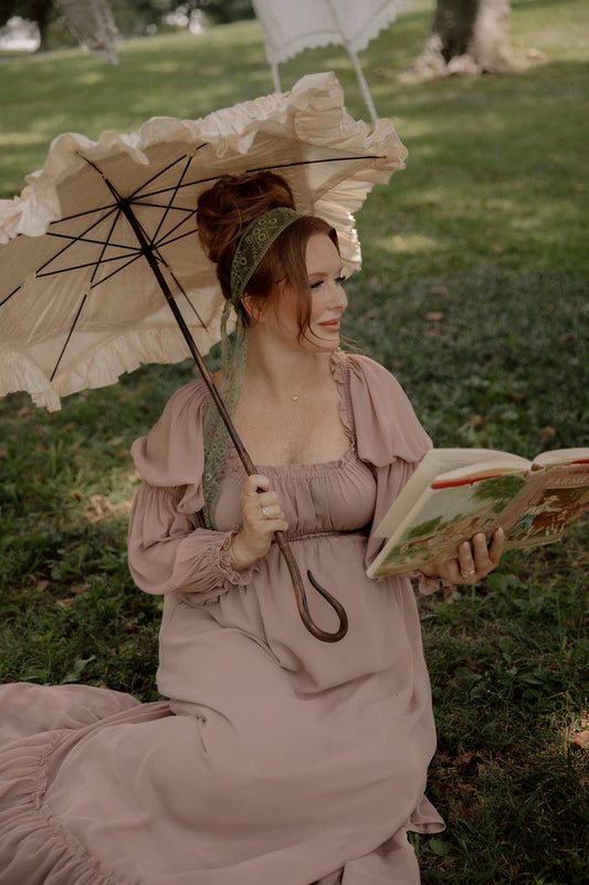 Eloise Maxi Dress in Dusty Rose - Bump Friendly *9/9 PRE-ORDER*