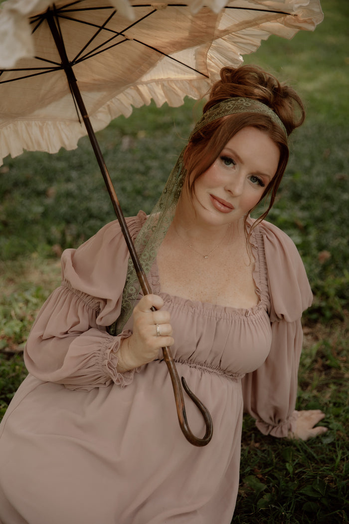 Eloise Maxi Dress in Dusty Rose - Bump Friendly *9/9 PRE-ORDER*