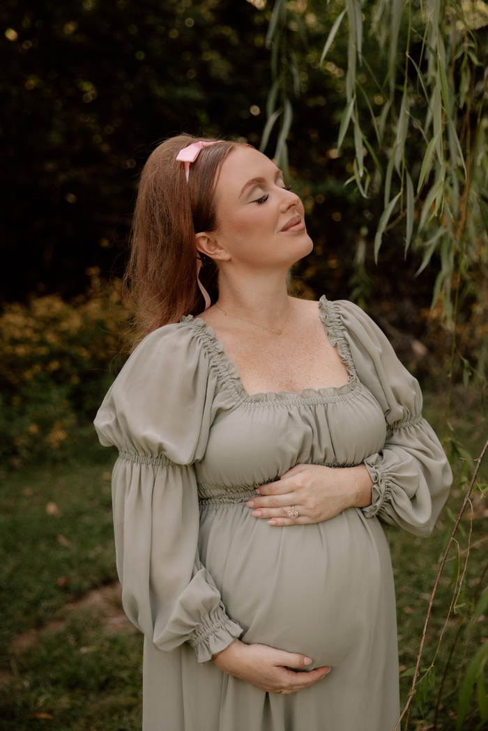 Eloise Maxi Dress in Dusty Sage - Bump Friendly  *9/9 PRE-ORDER*