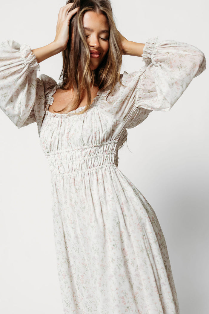 Eloise Maxi Dress in Lilac Floral - Bump Friendly & Size Inclusive *9/9 PRE-ORDER*