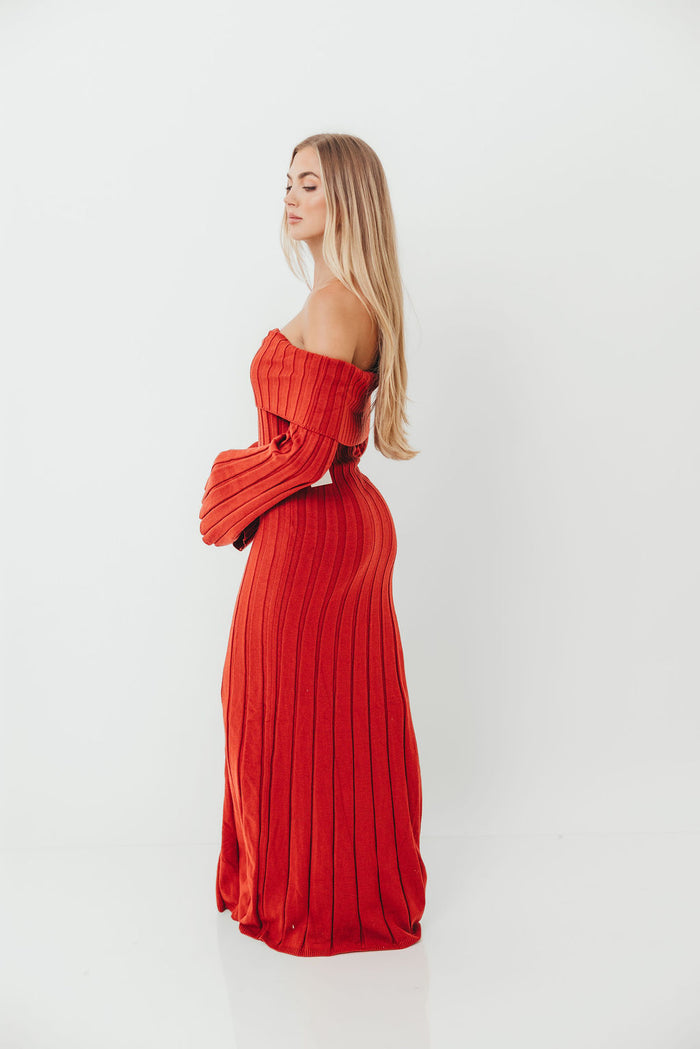 Evella Maxi Dress in Red - Bump Friendly *Final Sale*