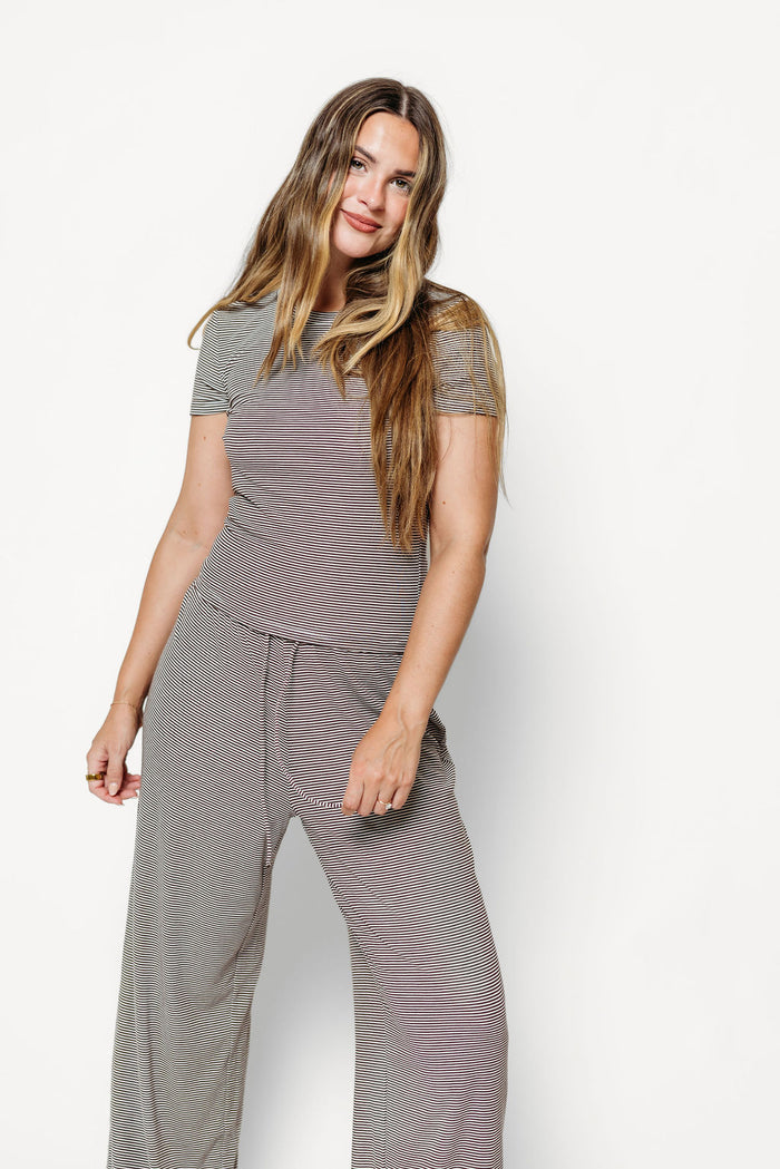 Everyday Set in Brown Stripe *9/10 PRE-ORDER*