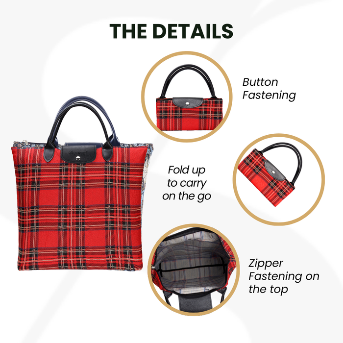 FDAW-RSTT | ROYAL STEWART TARTAN FOLDAWAY GROCERY BAG