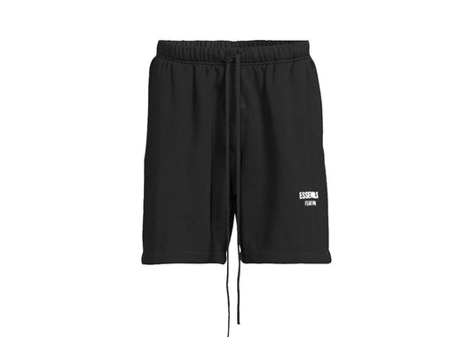 Fear of God ESSENTIALS Black Classic Sweat Shorts SS26