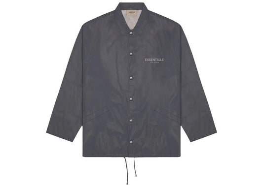 Fear of God Essentials Coach Jacket 'Black Reflective'