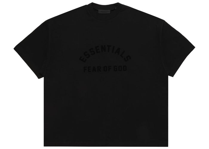 Fear of God Essentials Heavy Jersey Crewneck T-Shirt Jet Black