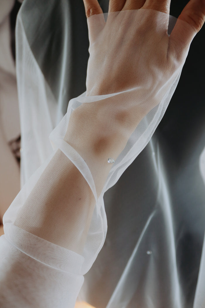 Fingerless Crystal Wedding Sleeves