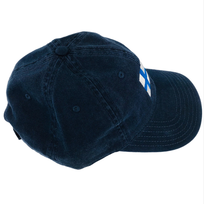 Finland flag navy baseball cap
