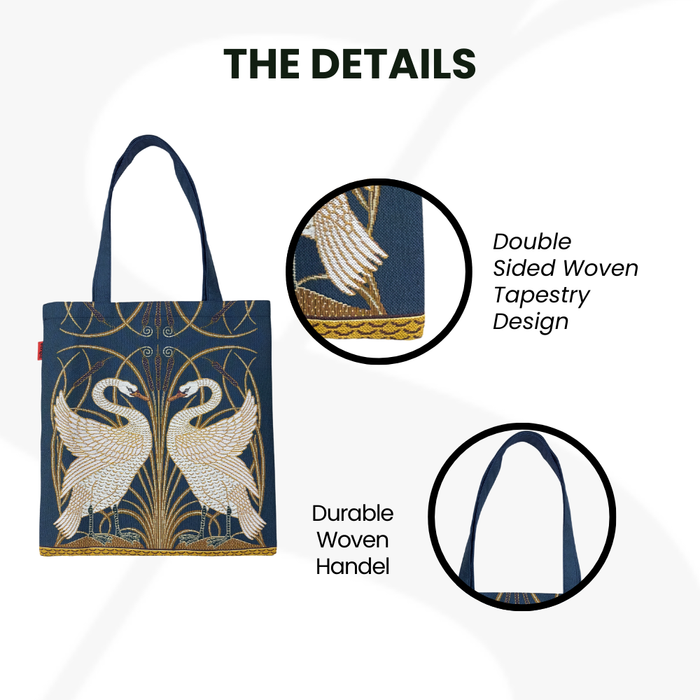 FLAT-SWAN |  WALTER CRANE THE SWAN - FLAT BAG