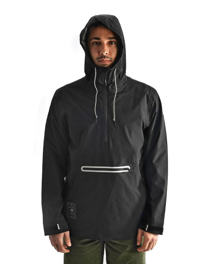 Follow Layer 3.11 Outer Spray Anorak-Black-S-Skiforce Australia