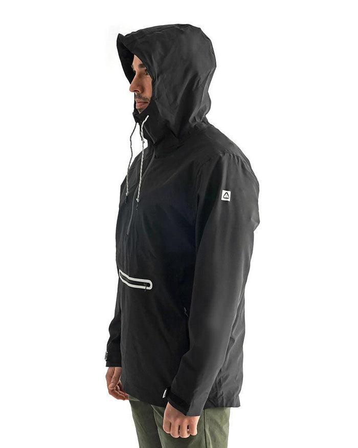 Follow Layer 3.11 Outer Spray Anorak-Black-S-Skiforce Australia