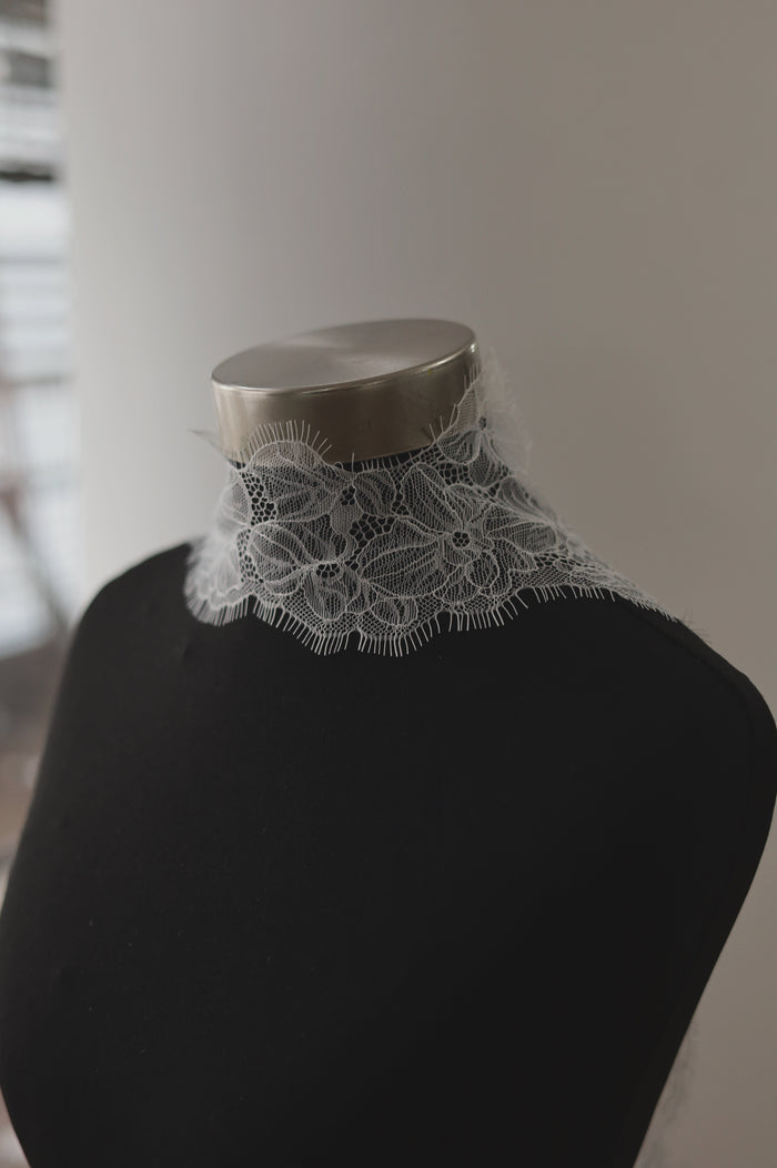 French Lace Bridal Scarf