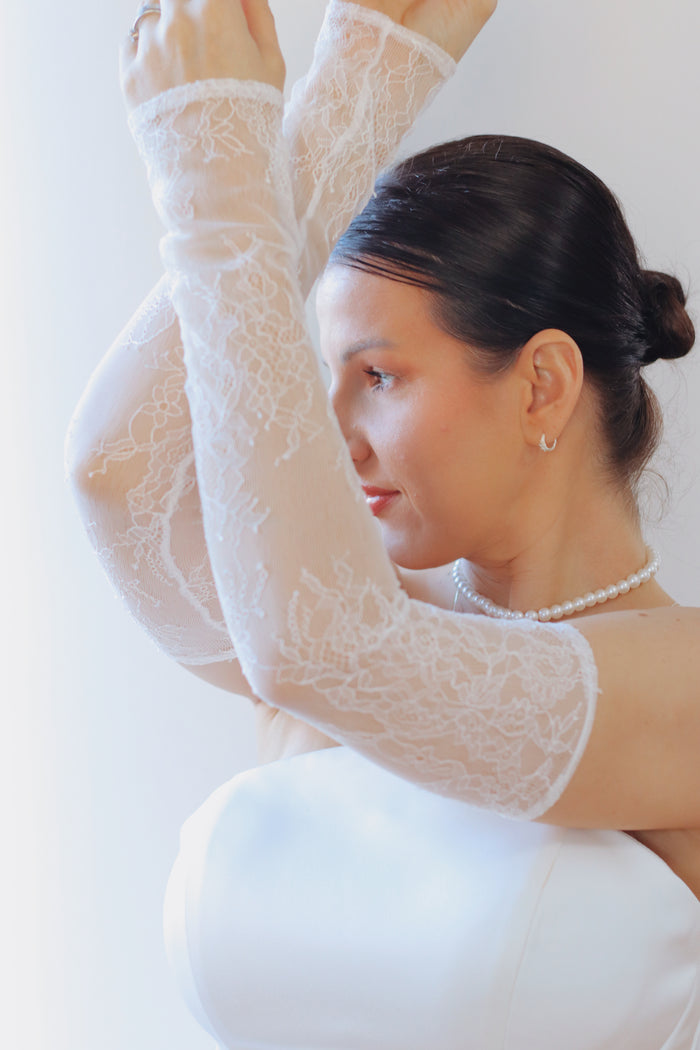 French Lace Bridal Sleeves