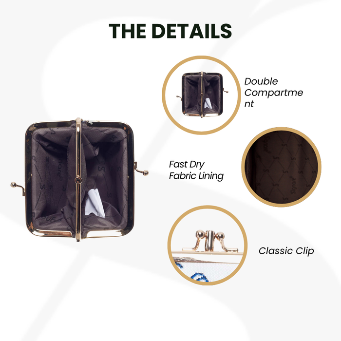 FRMP-BM-CHINO | British Museum Chinoiserie Coin Clasp Frame Purse