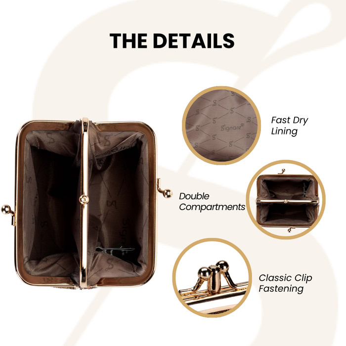 FRMP-JACOB | JACOBEAN DREAM COIN CLASP FRAME PURSE WALLET