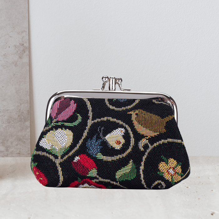 FRMP-JACOB | JACOBEAN DREAM COIN CLASP FRAME PURSE WALLET
