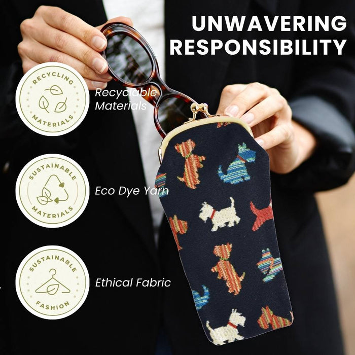 FRMP-PUPPY | PLAYFUL PUPPY COIN CLASP FRAME PURSE WALLET
