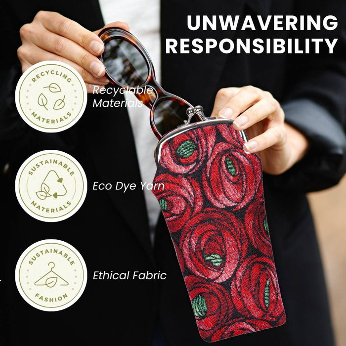 FRMP-RMTD | RENNIE MACKINTOSH ROSE AND TEARDROP COIN CLASP FRAME PURSE WALLET