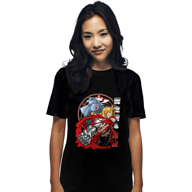 Secret_Shirts T-Shirts, Unisex / Small / Black Fullmetal Brotherhood