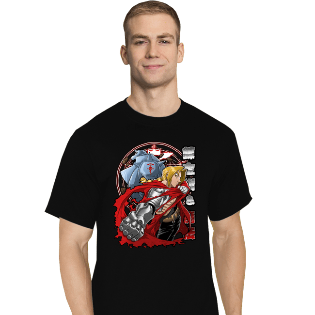 Secret_Shirts T-Shirts, Tall / Large / Black Fullmetal Brotherhood